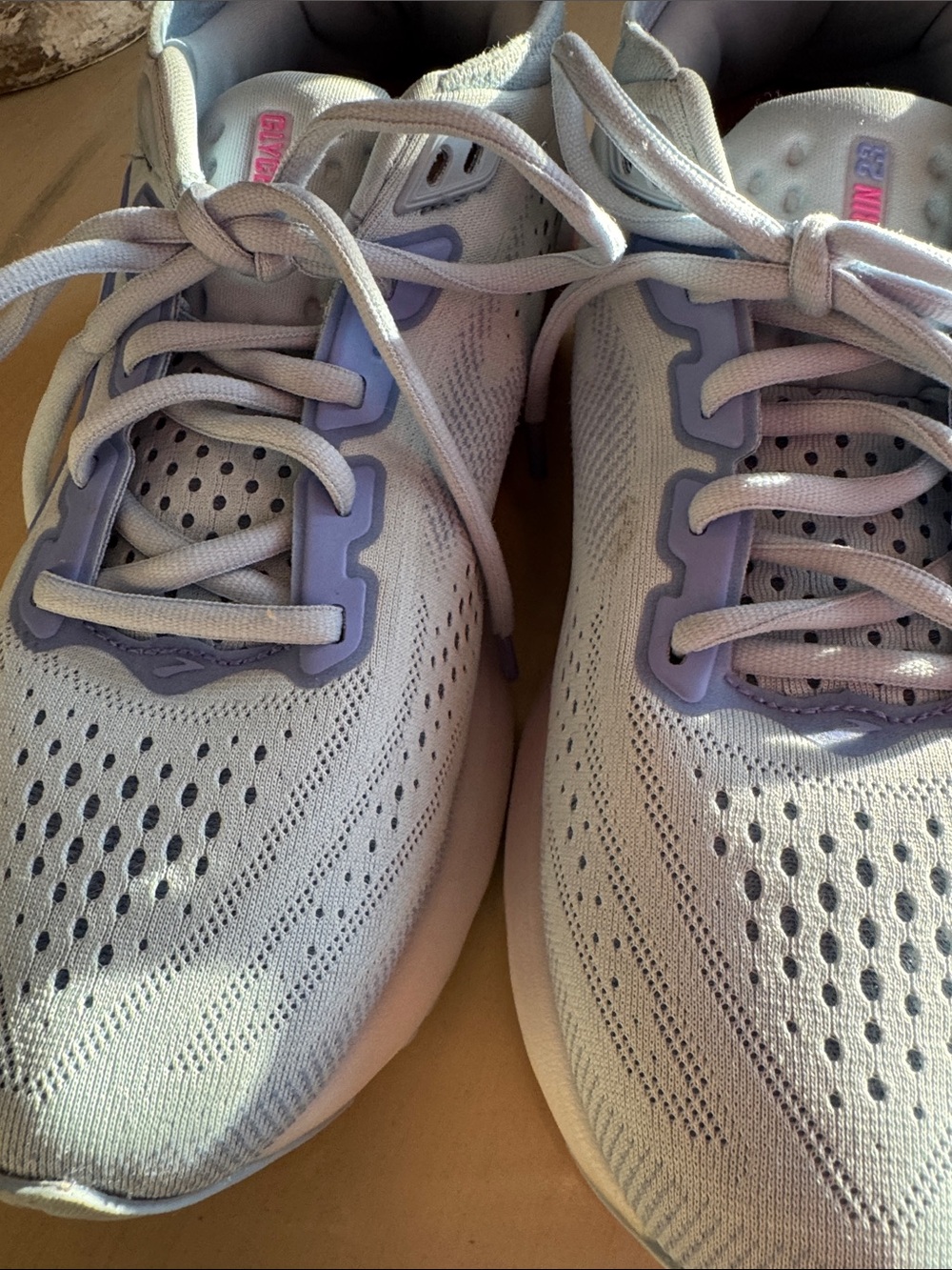 Brooks Women's Pale Blue Running Shoes with Lilac Details - Picture 10 of 10